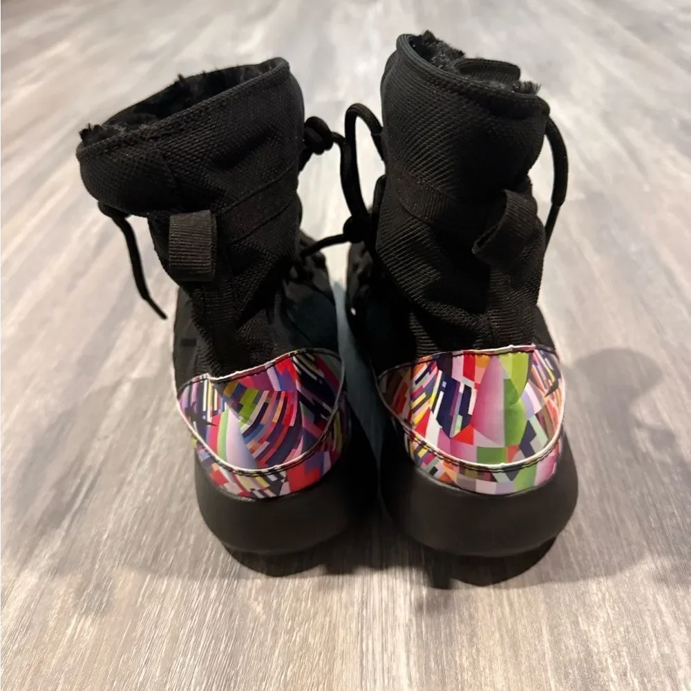 NIKE ROSHE High-Top colorful Sneakers with Fur Inside